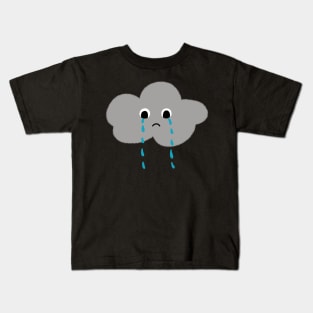 Sad cloud Kids T-Shirt